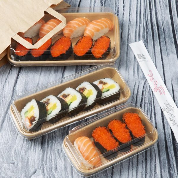Fiesta Recyclable PET Lids for No. 7 Sushi Trays (Pack of 300) - Image 5