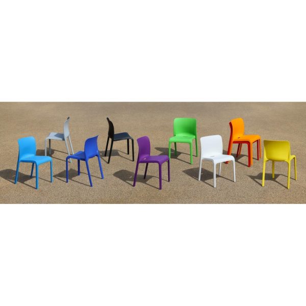 Origin POP Chair Pure Red 480x500x790mm (Pack of 2) - Image 3