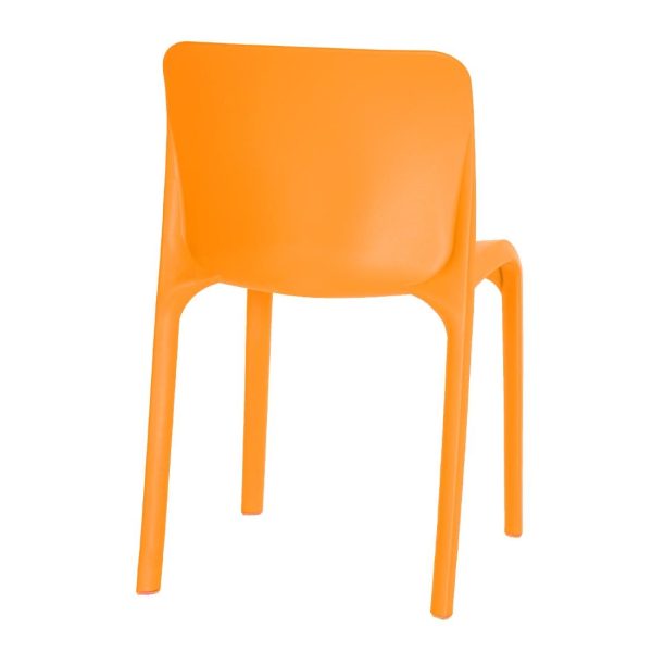 Origin POP Chair Deep Orange 480x500x790mm (2 Pack) - Image 5