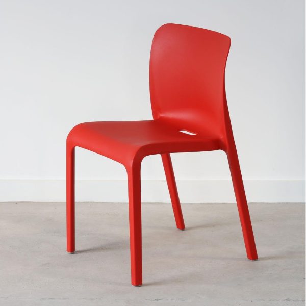 Origin POP Chair Pure Red 480x500x790mm (Pack of 2) - Image 6