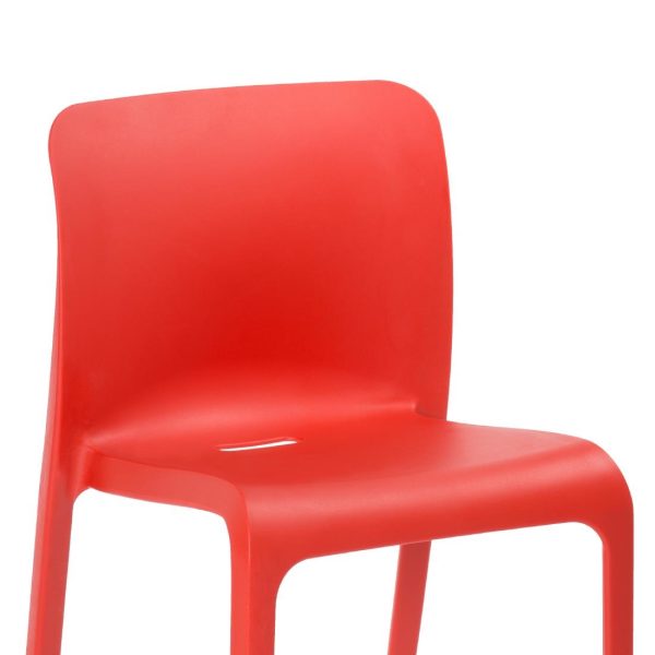 Origin POP Chair Pure Red 480x500x790mm (Pack of 2) - Image 7