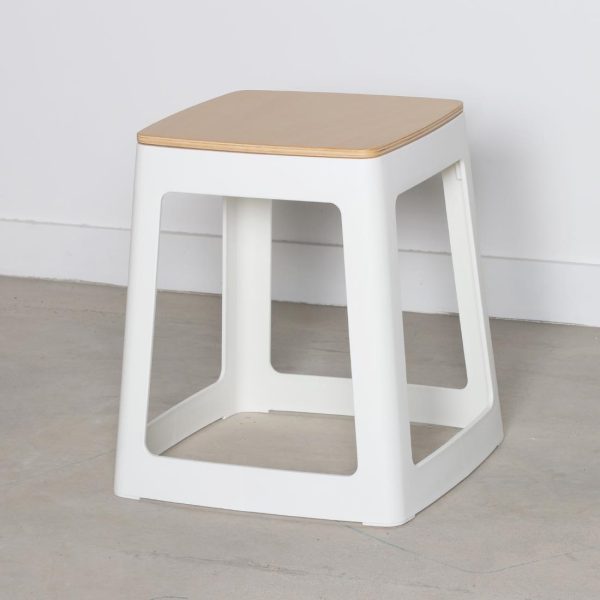 Origin Base Stool Traffic White 400x400x440mm (Pack of 2) - Image 6