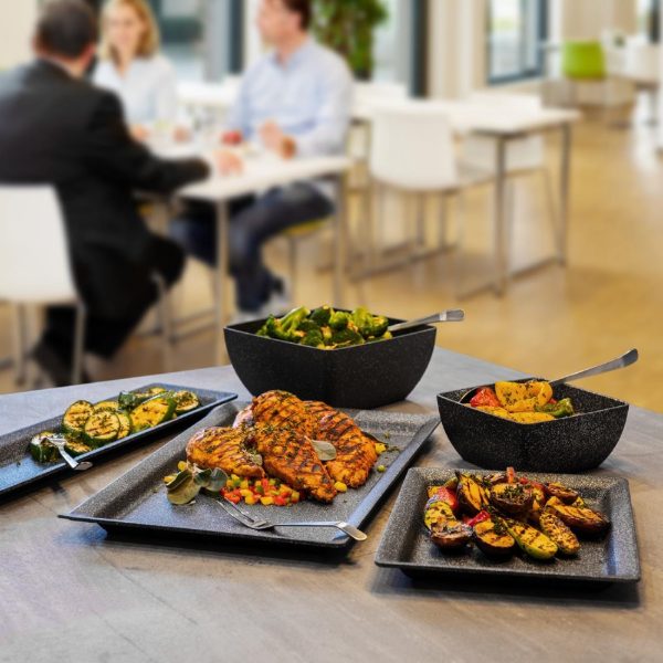 APS Frostfire Tray GN 1/2 Black 325x265x30mm - Image 2