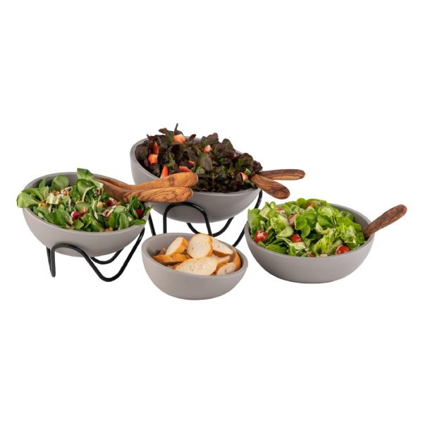 APS Buffet Stand Wave Black 240x130mm - Image 2