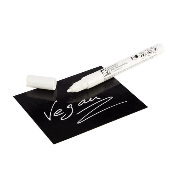 APS Chalk Marker White 10x130mm (2 Pack)
