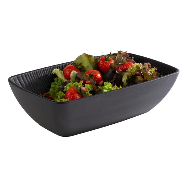 APS Nero Bowl GN 1/4 Black 265x162x75mm - Image 2