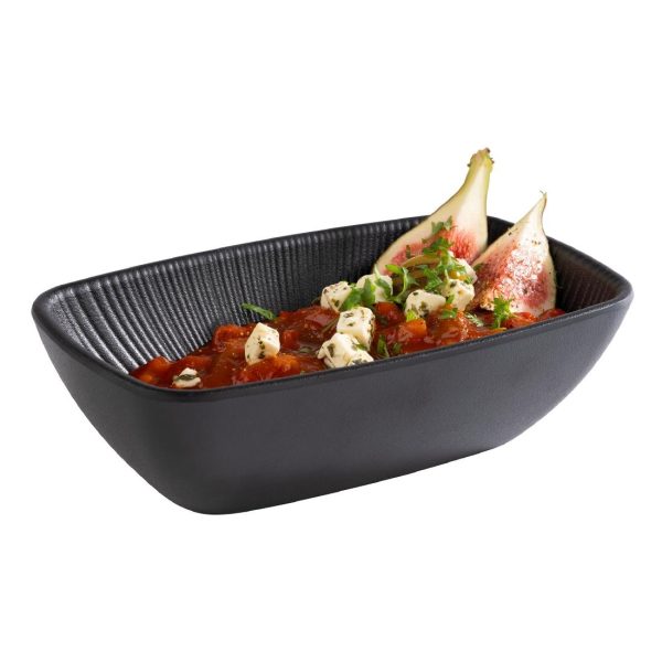 APS Nero Bowl GN 1/9 Black 176x108x55mm - Image 2