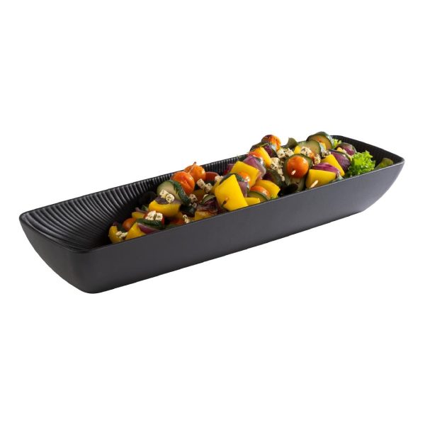 APS Nero Bowl GN 2/4 Black 530x162x75mm - Image 2