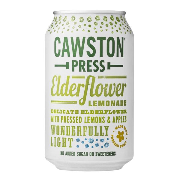 Cawston Press Sparkling Elderflower Lemonade Drink 330ml (Pack of 24)