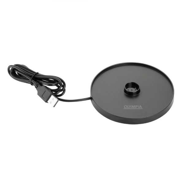 Olympia Siena Table Lamp Round Dome Sage 300mm - Image 4