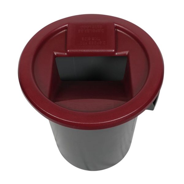 San Jamar KatchAll Round 32 Gallon Cutlery Catcher - Image 4
