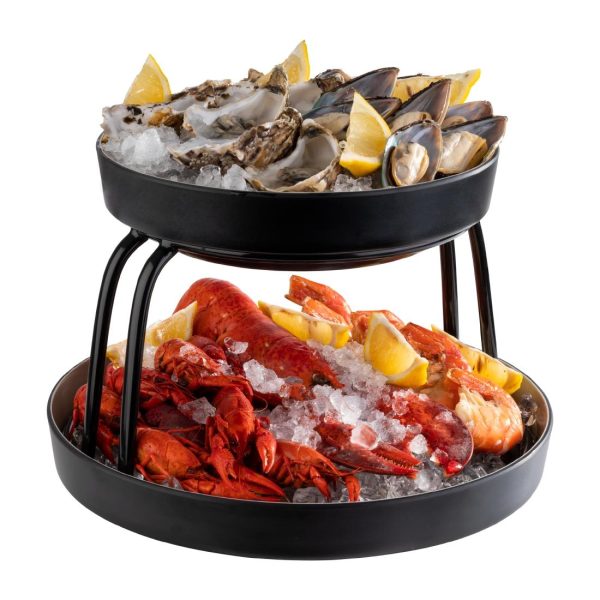 APS Frida Bowls with Drip Tray Insert 255mm (2 Pack) - Image 3