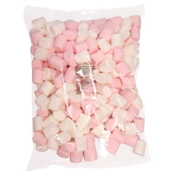 Sephra Pink & White Halal Marshmallows - 1kg