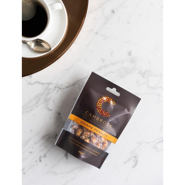 Cambrook Caramelised Sesame Peanuts Snack Pack 45g (Pack of 12) - Image 5