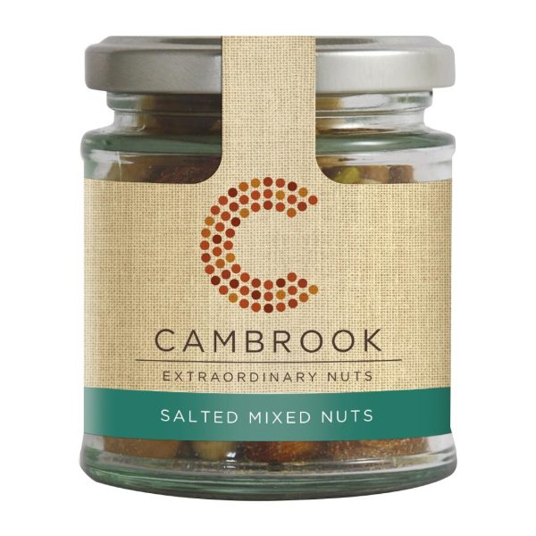 Cambrook Baked Salted Classic Mixed Nuts Glass Jar 95g (Pack of 15)