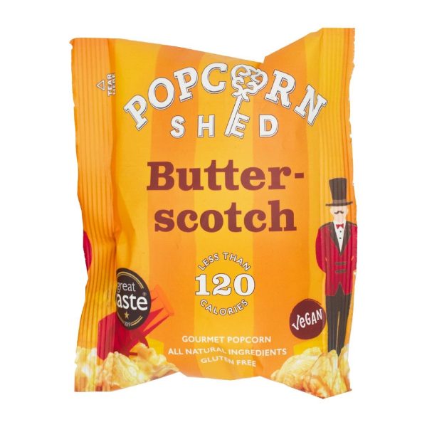 Popcorn Shed Butterscotch Popcorn Snack Pack 24g (Pack of 16)