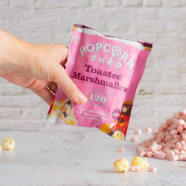 Popcorn Shed Toasted Marshmallow Popcorn Snack Pack 24g (Pack of 16) - Image 4