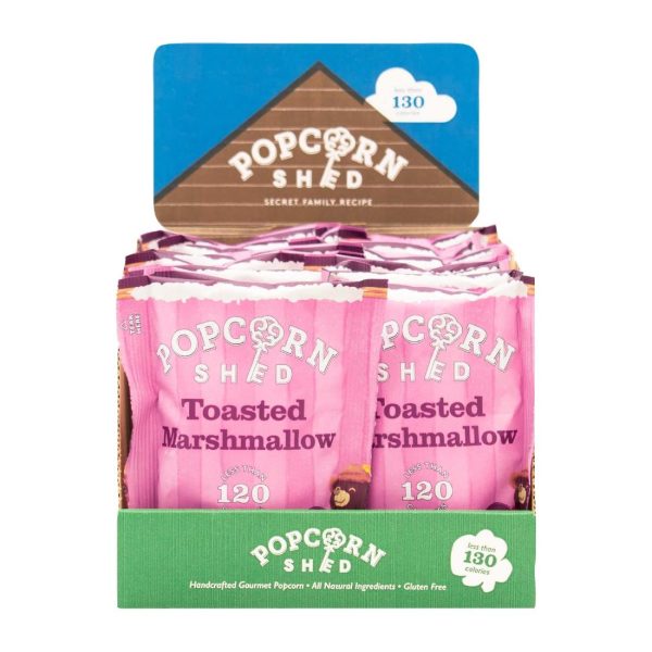 Popcorn Shed Toasted Marshmallow Popcorn Snack Pack 24g (Pack of 16) - Image 5
