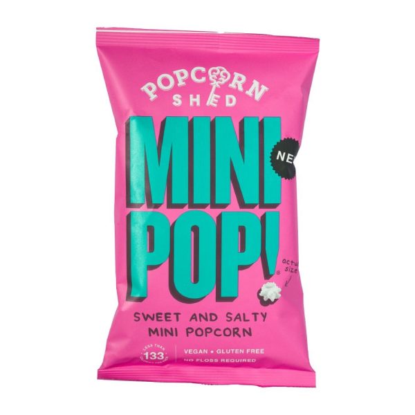 Popcorn Shed Sweet & Salty Mini Pop! Single Serve Bag 28g (Pack of 24)
