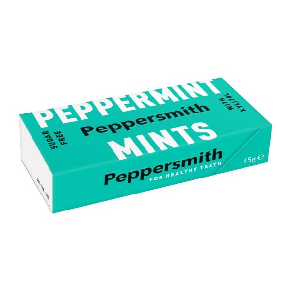 Peppersmith Mints - Peppermint 15g (Pack of 12)
