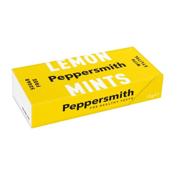Peppersmith Mints - Lemon 15g (Pack of 12)