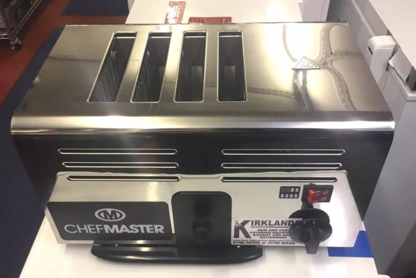 4 Slot Toaster Timer 2/4 Selection Crumb Tray Manual Lift