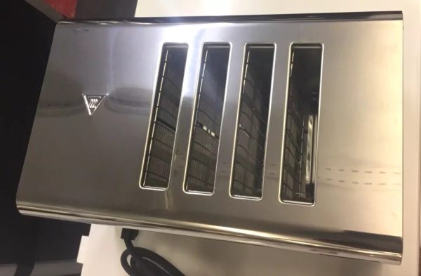 4 Slot Toaster Timer 2/4 Selection Crumb Tray Manual Lift - Image 3