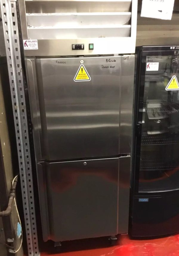 Upright Stable Half Door Fridge Stainless Steel 600 Litre Capacity
