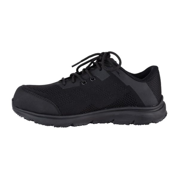 Slipbuster Super Comfort Sole Safety Mesh Trainer Black - Image 4
