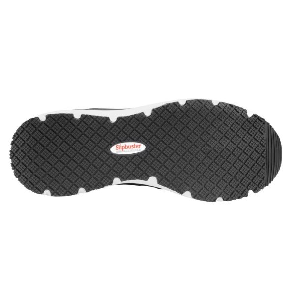 Slipbuster Super Comfort Sole Microfibre Trainer Black - Image 5