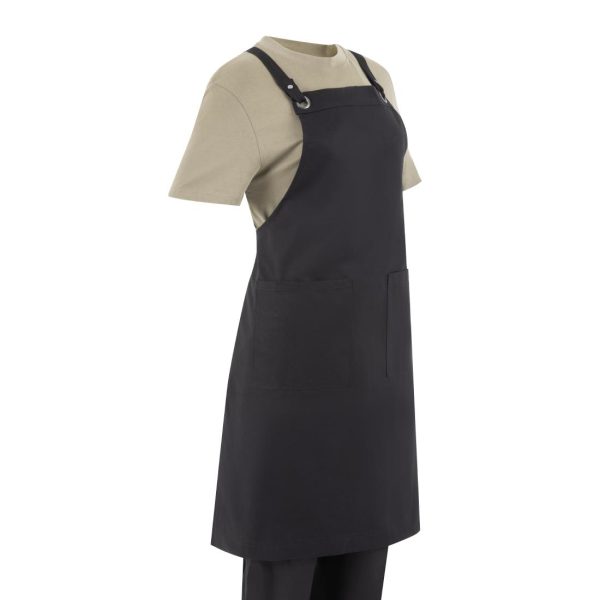 Southside Cotton Canvas Bib Apron Black - Image 3