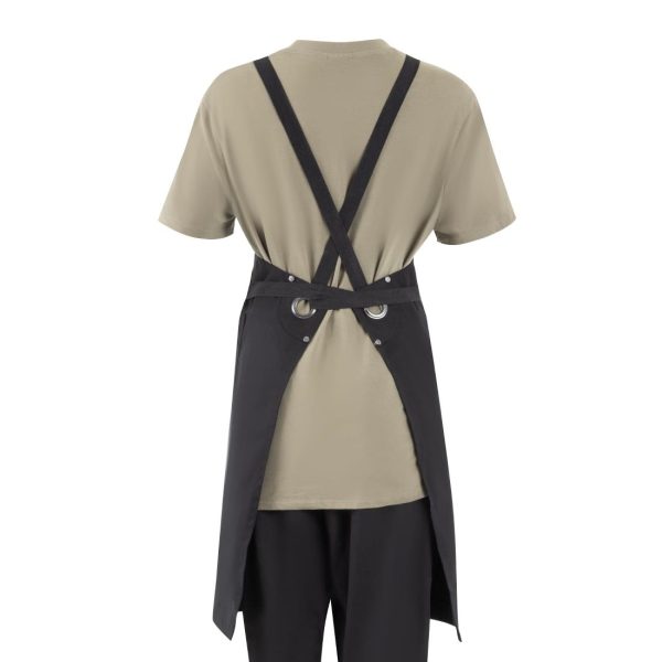 Southside Cotton Canvas Bib Apron Black - Image 6