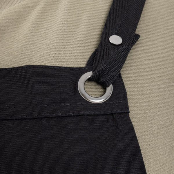 Southside Cotton Canvas Bib Apron Black - Image 7