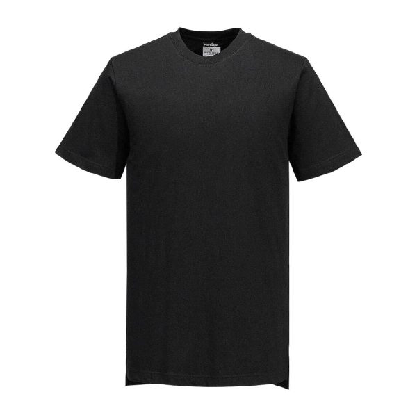 Portwest Black Chef Cotton Mesh Air T-Shirt