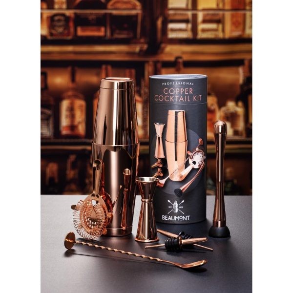 Beaumont Cocktail kit Copper 8 Piece - Image 3