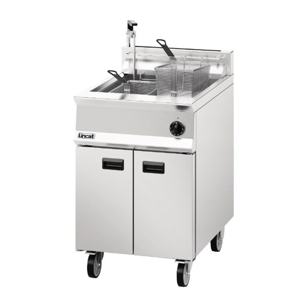 Lincat Opus 800 Single Tank Twin Basket Free Standing Gas Filtration Fryer OG8107/OP - Image 2