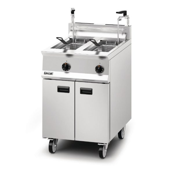 Lincat Opus 800 Twin Tank Twin Basket Free Standing Gas Dual Filtration Fryer OG8111/OP2 - Image 2