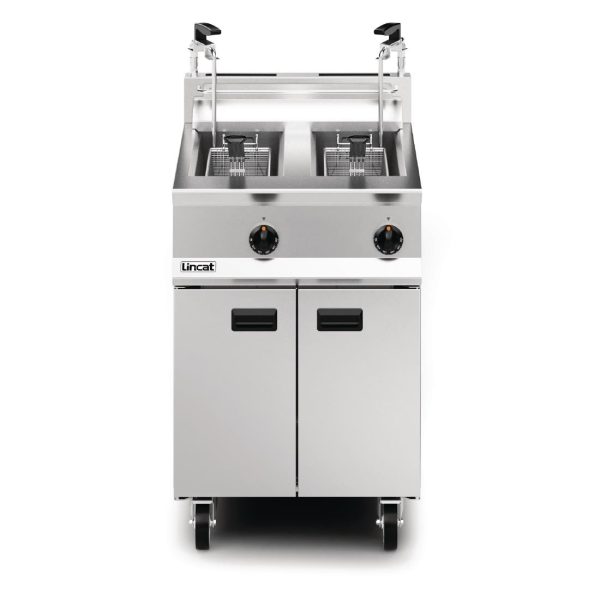 Lincat Opus 800 Twin Tank Twin Basket Free Standing Gas Dual Filtration Fryer OG8111/OP2 - Image 3
