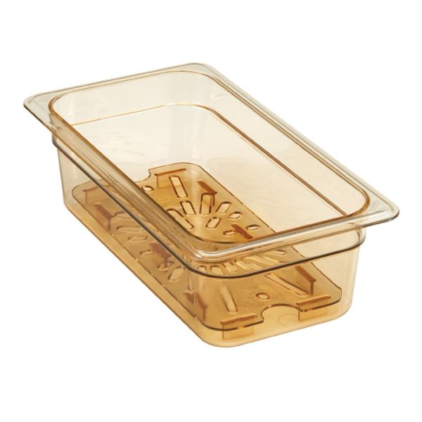 Cambro High Heat Polycarbonate 1/2 Gastronorm Drain Plate - Image 2
