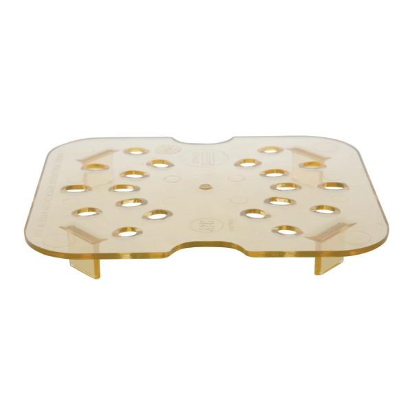 Cambro High Heat Polycarbonate 1/6 Gastronorm Drain Plate - Image 2