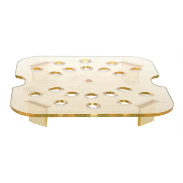 Cambro High Heat Polycarbonate 1/6 Gastronorm Drain Plate - Image 3