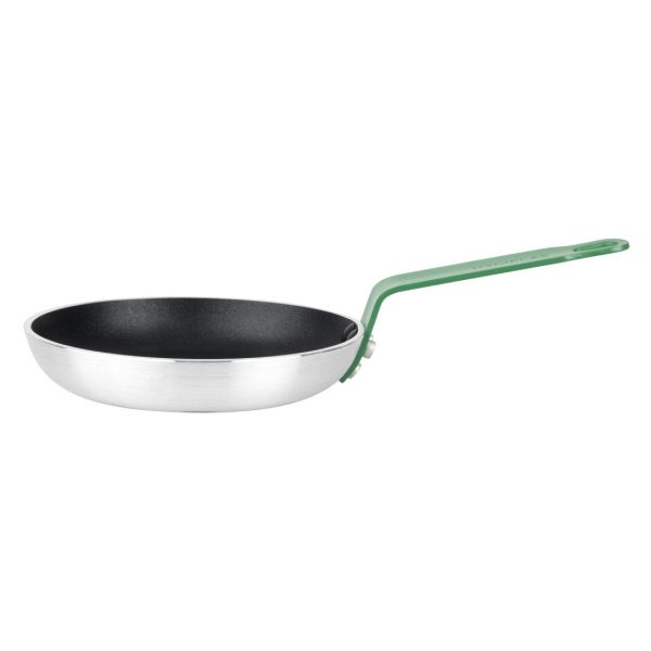 Hygiplas Aluminium Non-stick Teflon Platinum Plus Frying Pan Green Handle 20cm - Image 2