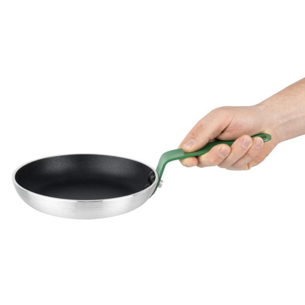 Hygiplas Aluminium Non-stick Teflon Platinum Plus Frying Pan Green Handle 20cm - Image 6