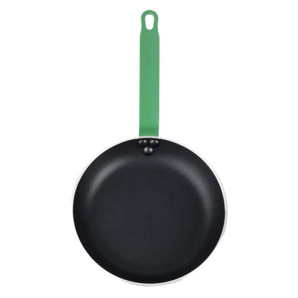 Hygiplas Aluminium Non-stick Teflon Platinum Plus Frying Pan Green Handle 24cm - Image 3