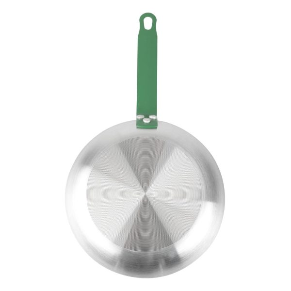 Hygiplas Aluminium Non-stick Teflon Platinum Plus Frying Pan Green Handle 24cm - Image 4