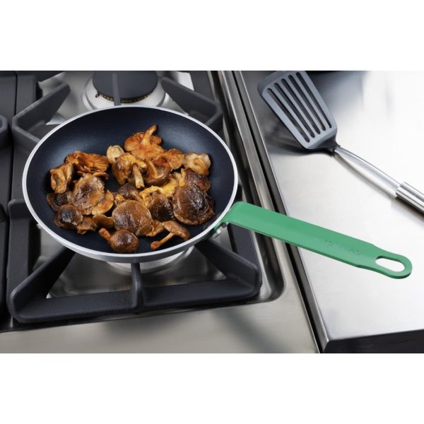 Hygiplas Aluminium Non-stick Teflon Platinum Plus Frying Pan Green Handle 24cm - Image 7