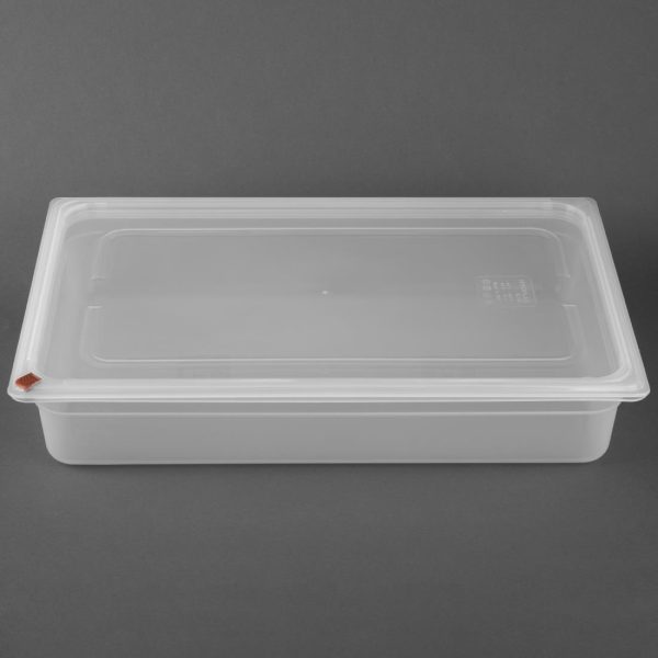 Hygiplas Click Polypropylene 1/1 Gastronorm Tray 100mm (2 Pack) - Image 3