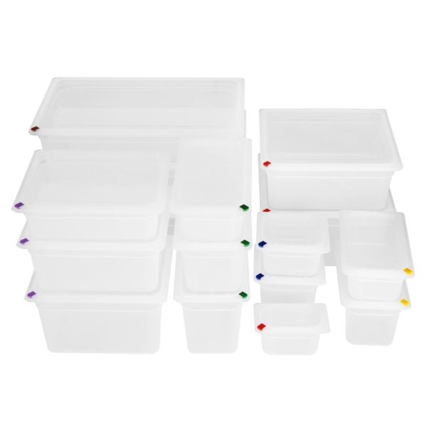 Hygiplas Click Polypropylene 1/2 Gastronorm Tray 150mm (4 Pack) - Image 5