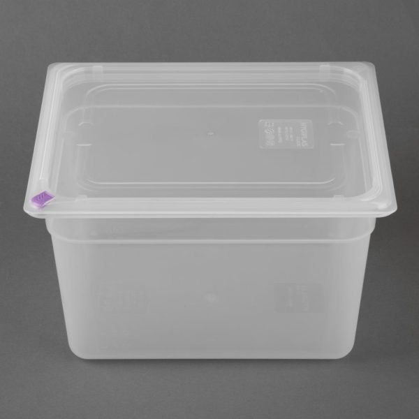 Hygiplas Click PP GN Container 1/2 with Lid & 7 Colour Clips 200mm 11.7Ltr (Set 4) - Image 3