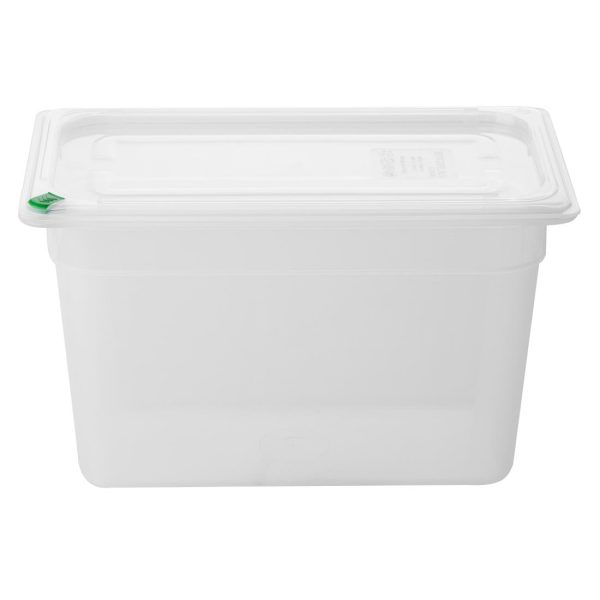 Hygiplas Click PP GN Container 1/3 with Lid & 7 Colour Clips 200mm 6.9Ltr (Set 4)